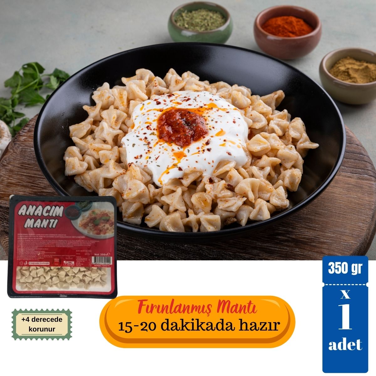 Anacım Eko Mantı 350Gr