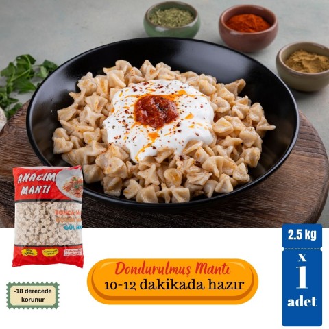 Anacım Eko Dondurulmuş Bohca Mantı 2.5 kg