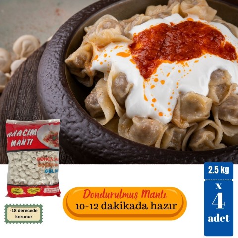 Anacım Eko Dondurulmuş Gül Mantı 4 x 2.5 kg