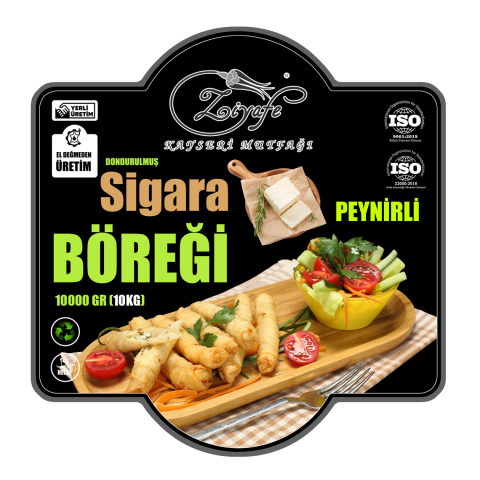 Ziyafe Dondurulmuş Peynirli Sigara Böreği 10000gr (10Kg)