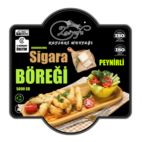 Ziyafe Dondurulmuş Peynirli Sigara Böreği 5000 Gr (5Kg)