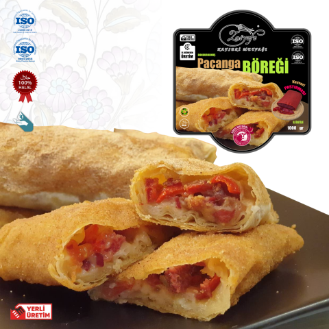 Ziyafe Kayseri Mutfağı 1 Kg 100% Dana Eti Pastırmalı Paçanga Böreği
