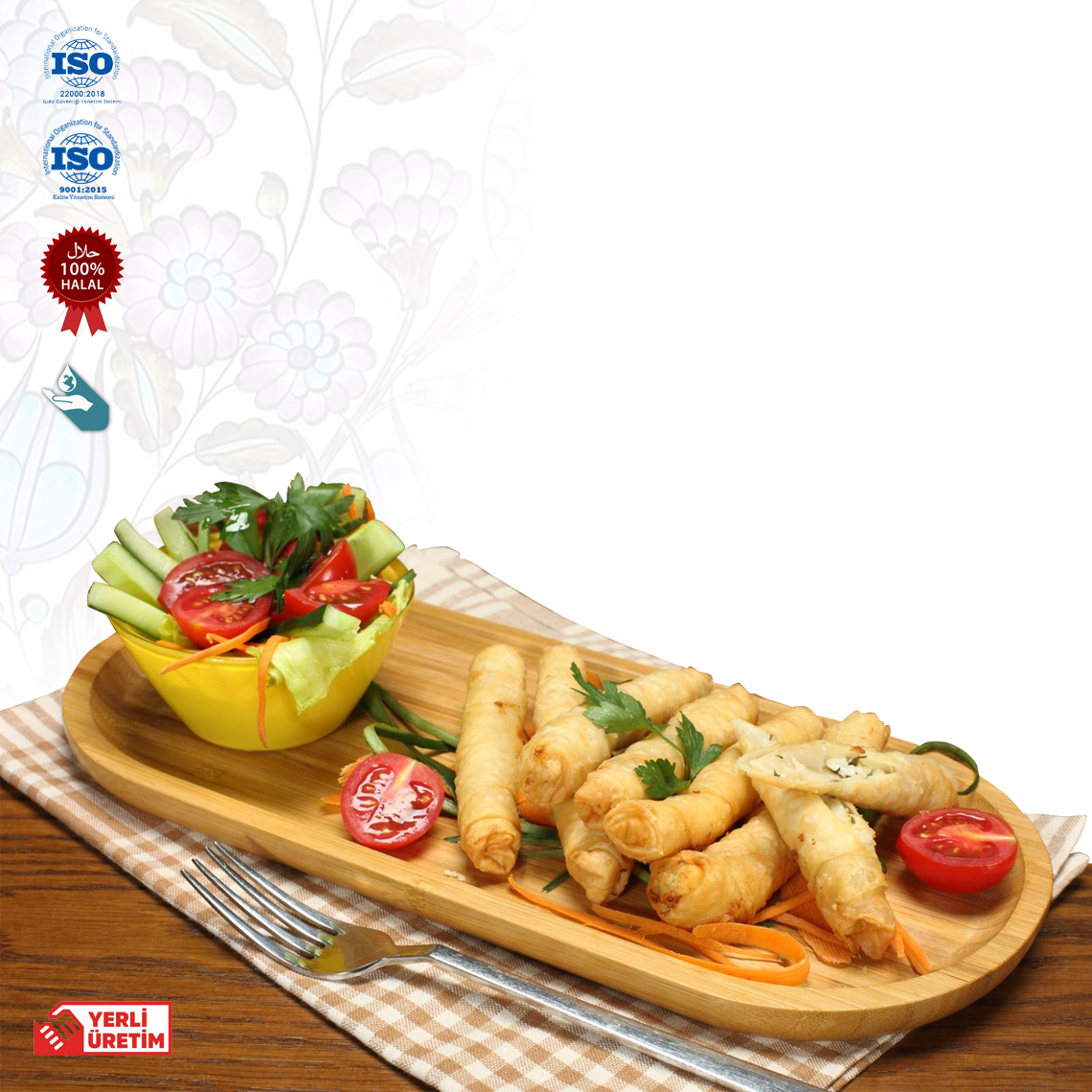 Ziyafe Dondurulmuş Peynirli Sigara Böreği 5000 Gr (5Kg)